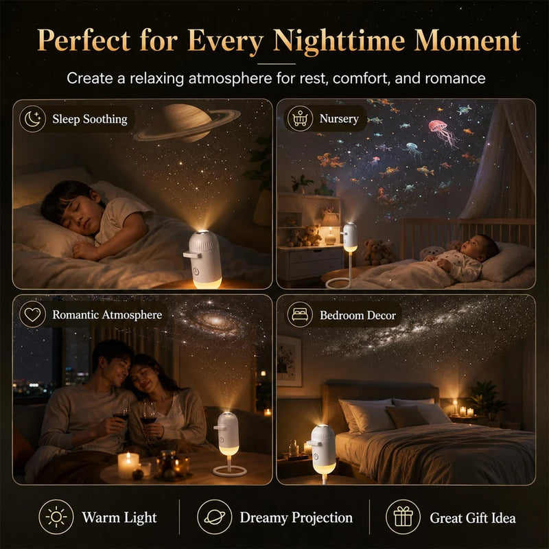 LUNARTIC™ Galaxy Projector -Turn Any Room Into Your Universe